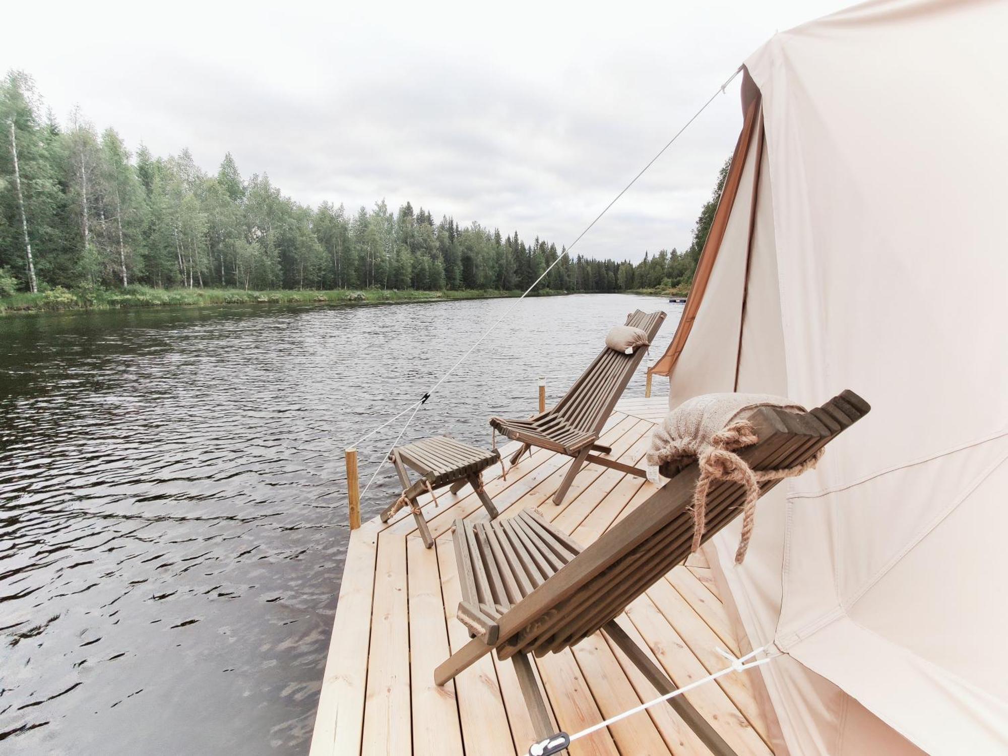 Отель Langforsen Glamping & Lapland Experience Lapptrask Экстерьер фото