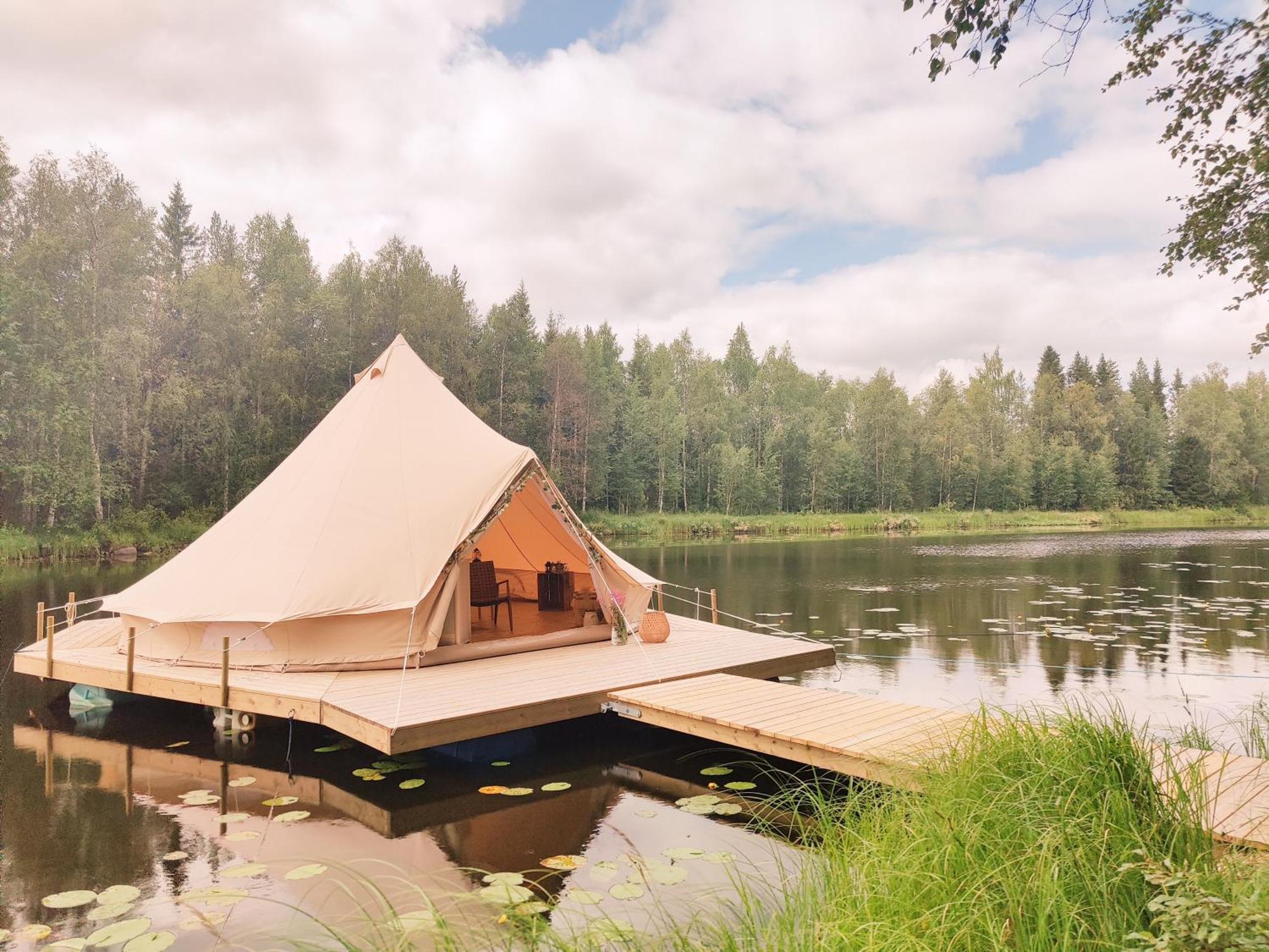 Отель Langforsen Glamping & Lapland Experience Lapptrask Экстерьер фото