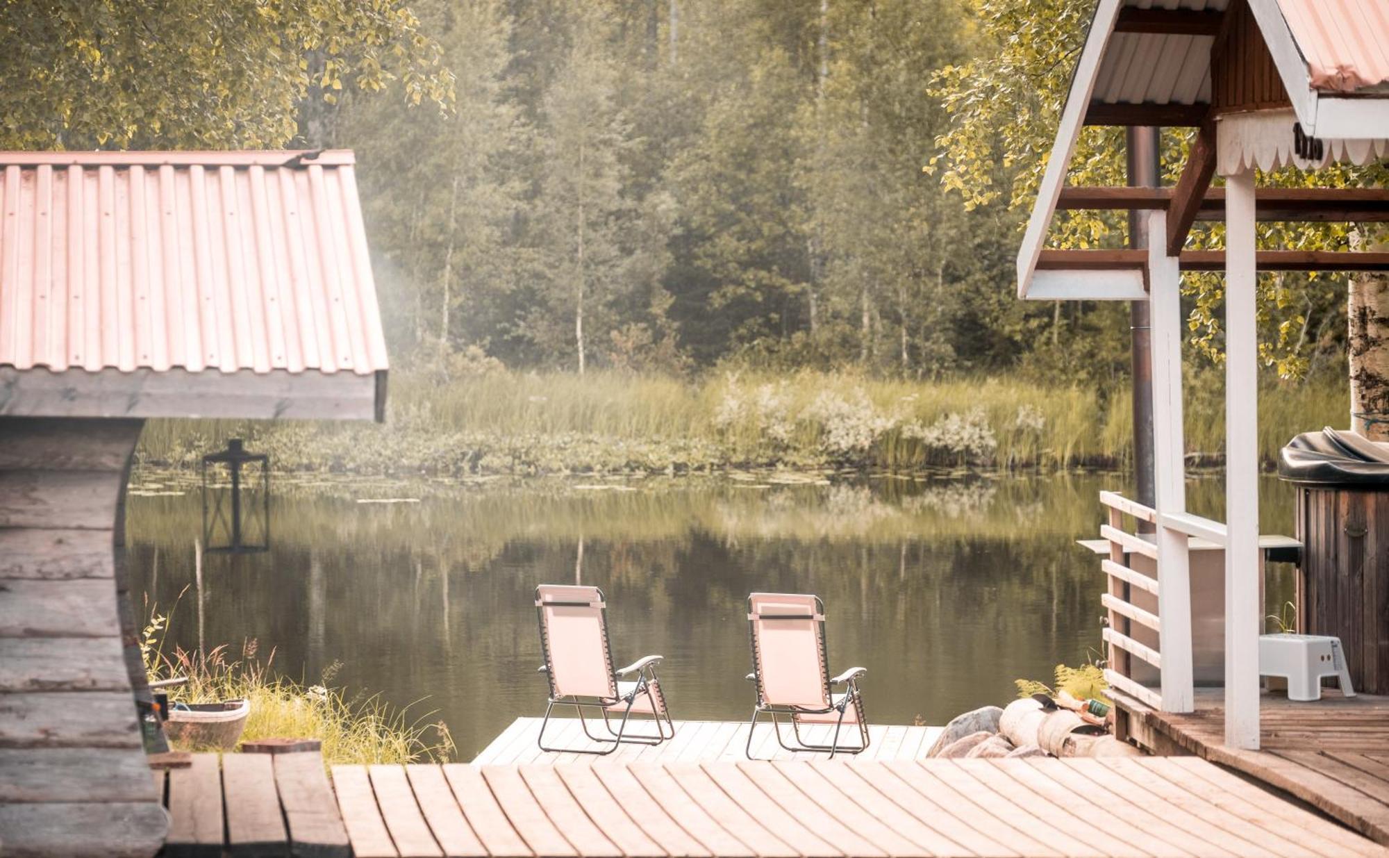 Отель Langforsen Glamping & Lapland Experience Lapptrask Экстерьер фото